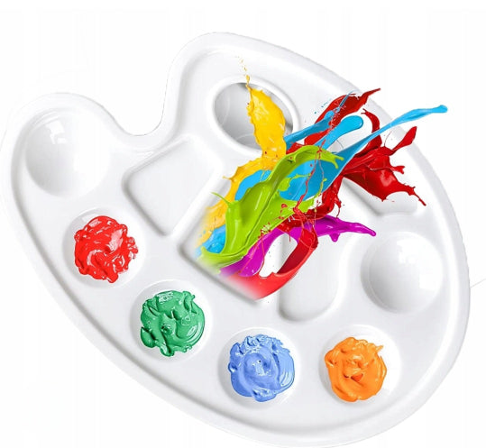 Palette de peinture plastique