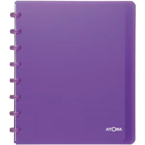 Cahier d'école Tutti Fruit Rings A4 à ligné 4x 8 mm Mauve