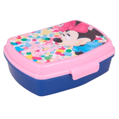 Boite à lunch Minnie Disney Rose et bleu