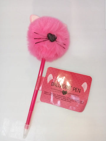 Crayon à bille, encre Rose