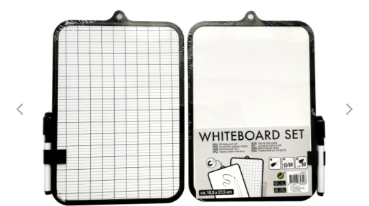 Set tableau blanc noir