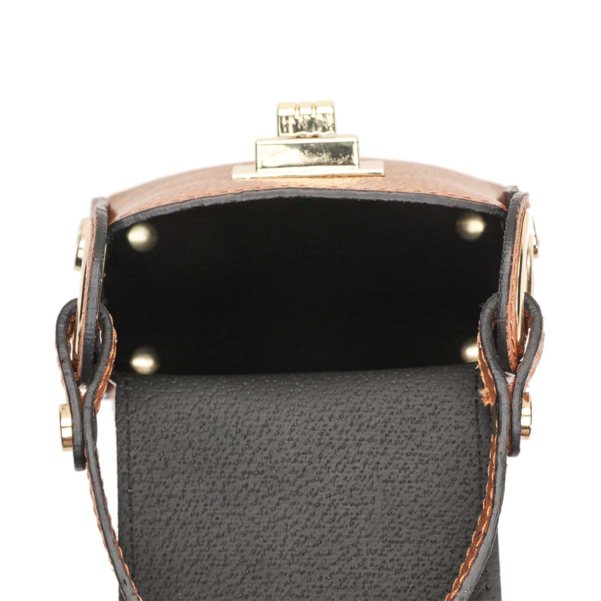 Sac à bandoulière en cuir Vera camel