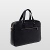 Porte document en cuir Charlie noir