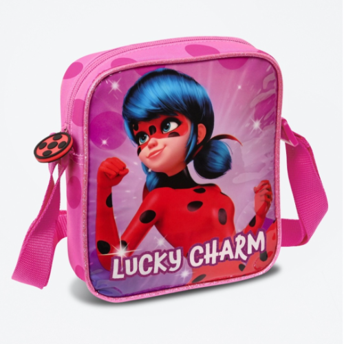 Sac bandoulière Ladybug Miraculous Fuchsia
