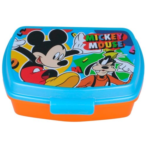 Boite à lunch Mickey Disney Bleu et orange