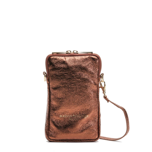 Sacoche en cuir Laila bronze