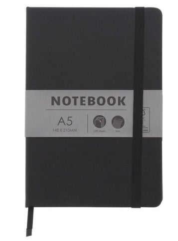Carnet de note A5 ligné couverture PU120 feuilles avec elastique