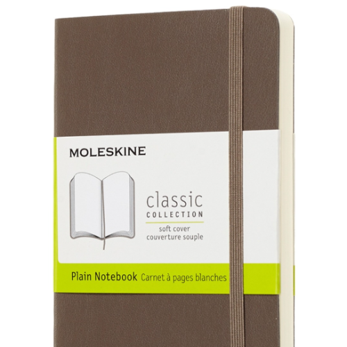 Carnet à pages blanches (Marron)