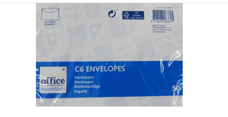 Envelopes C6