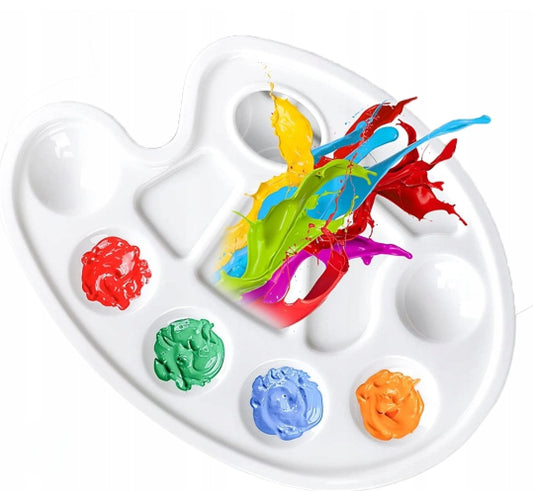Palette de peinture plastique