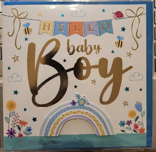 Carte de vœux baby boy