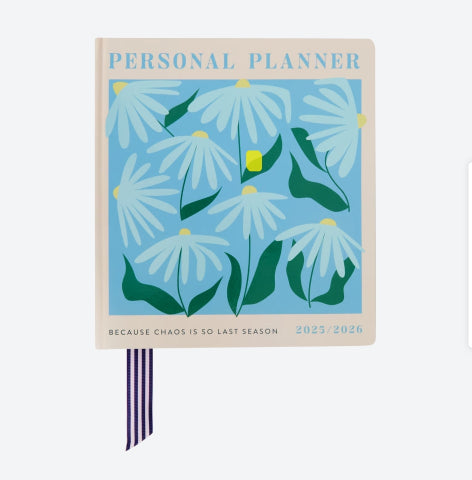 Agenda personal planner 2025/2026 Bleu