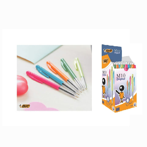 Stylo-bille M10 couleurs assorties