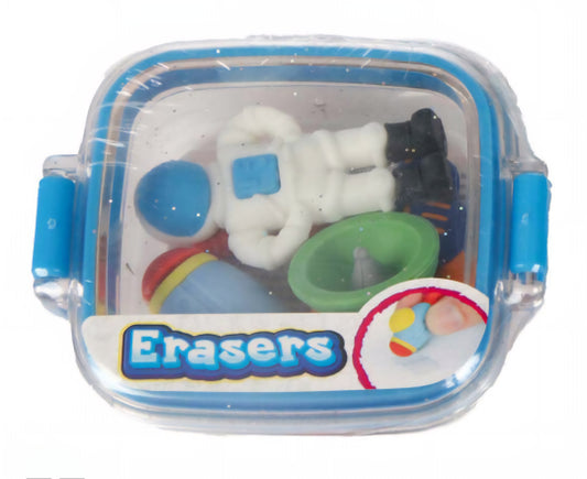 Gomme dans boîte de rangement 4+ bleu claire
