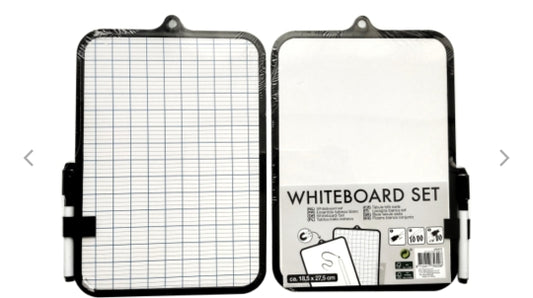 Set tableau blanc noir