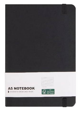 Carnet notebook A5 80g ligné