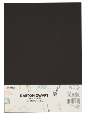 Karton zwart