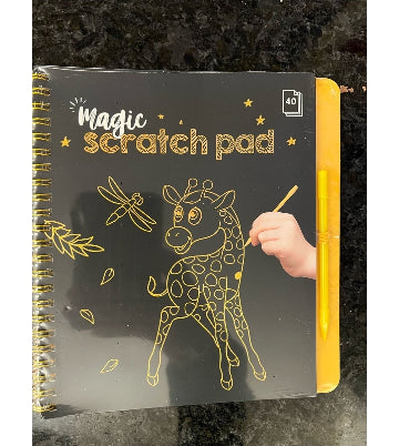 Vernier diviseur magic, inclus 1 stylo à gratter orange