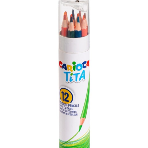 12 crayons de couleurs 3mm avec taille crayon