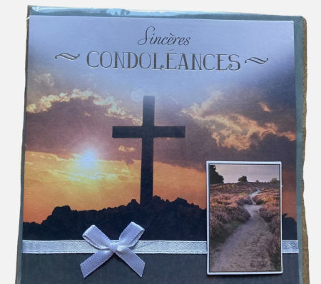 Carte de Condoléances de luxe