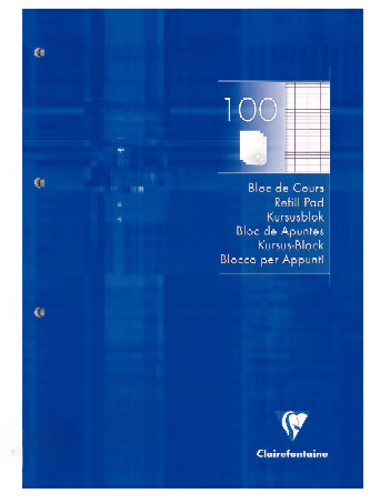 Bloc de feuilles Clairefontaine A4 Seyes 200 pages