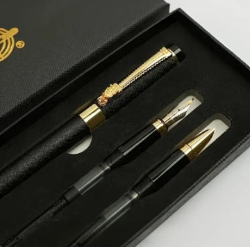 3 stylo ergonomique avec un capuchon amovible et plume moyenne