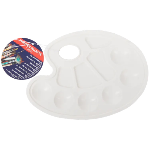 Palette peinture plastique blanc