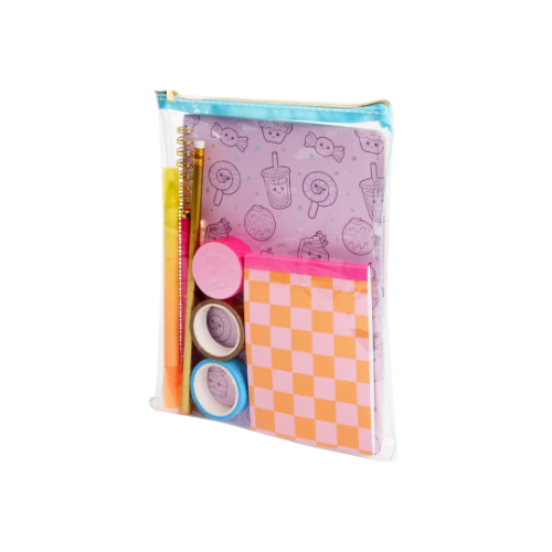 Pochette avec fournitures de bureau Candy sommer