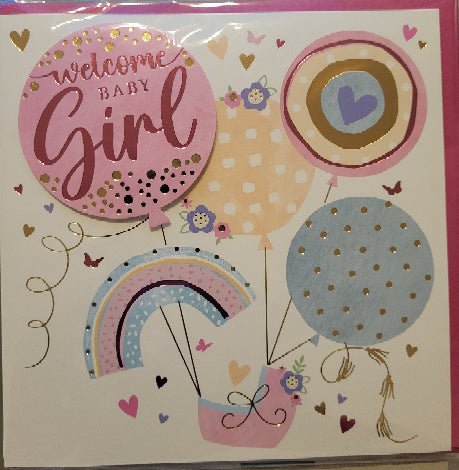 Carte de vœux Welcom baby G