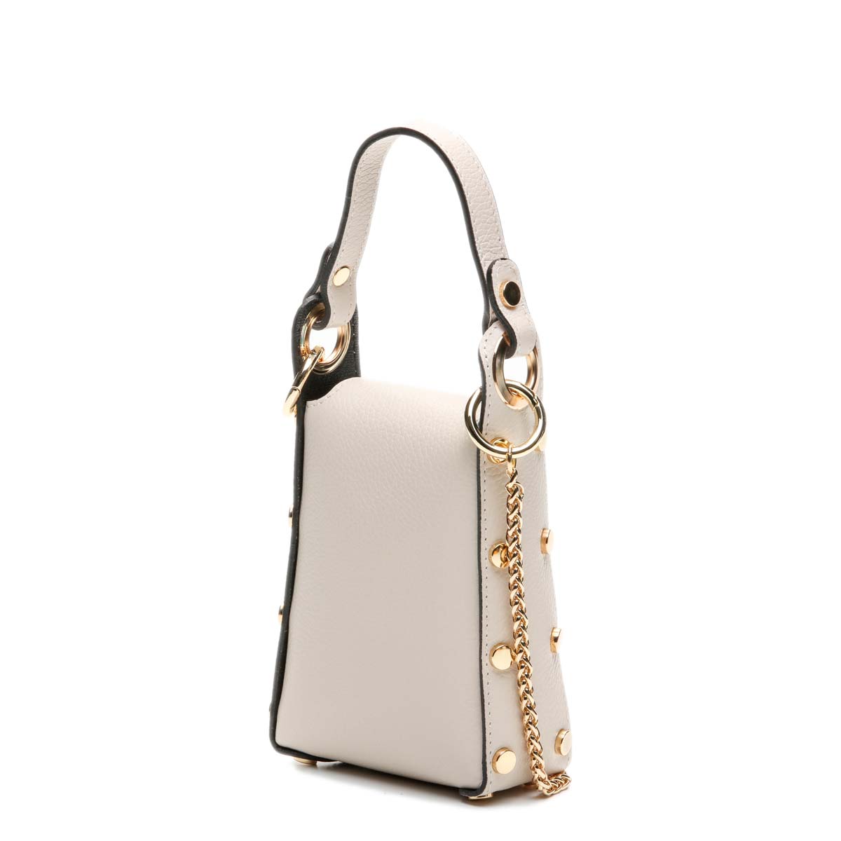 Sac à bandoulière en cuir Vera beige