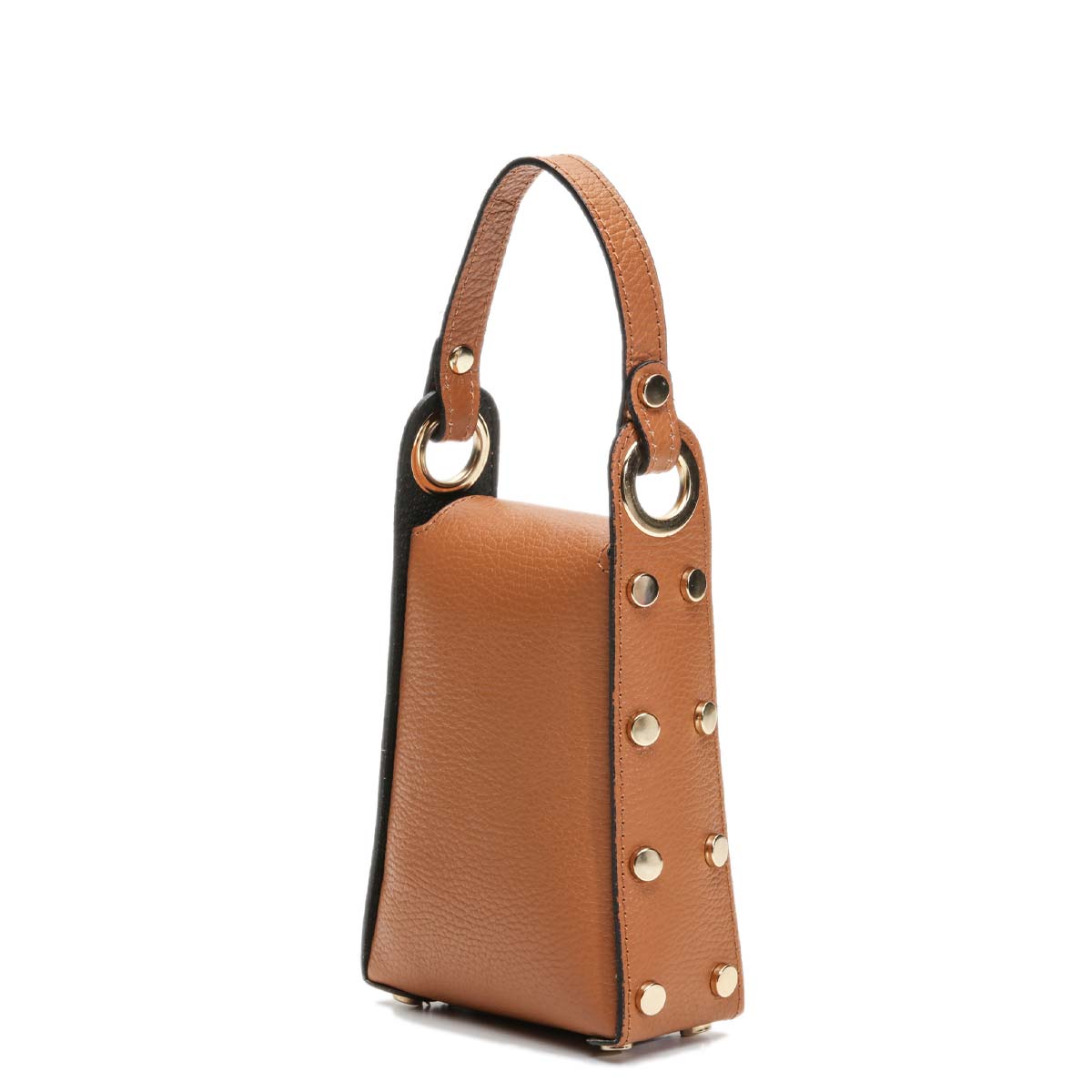 Sac à bandoulière en cuir Vera camel