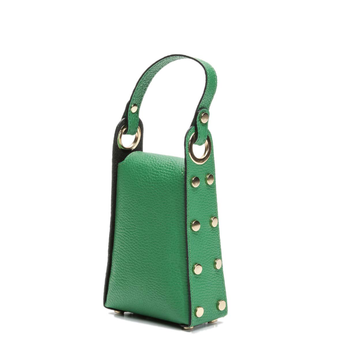 Pochette en cuir Vera vert