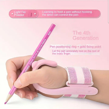 Correcteur de poignet anti-hook avec gel de silice Rose