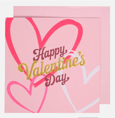 Carte de voeux Happy valentine's day