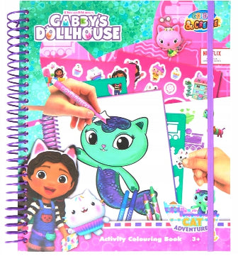 Livre d'activités coloriage Gabby's Dollhouse