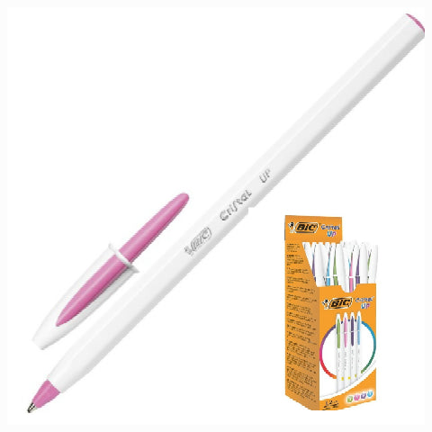 Stylo-bille cristal up fun Rose