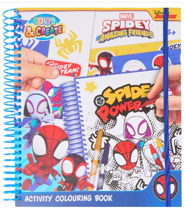 Livre d'activités coloriage Spidey amazing friends