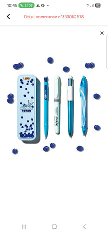 Stylo Bic Bleu My summer collection