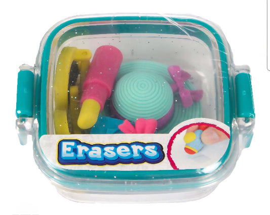 Gomme dans boîte de rangement vert 4+