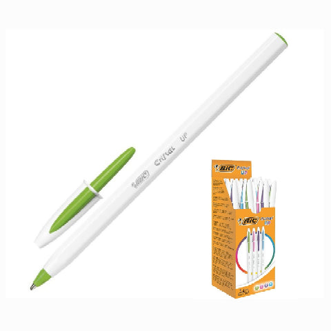 Stylo-bille cristal up fun Vert