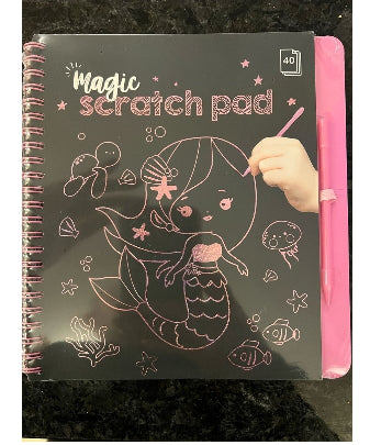 Vernier diviseur magic, inclus 1 stylo à gratter rose