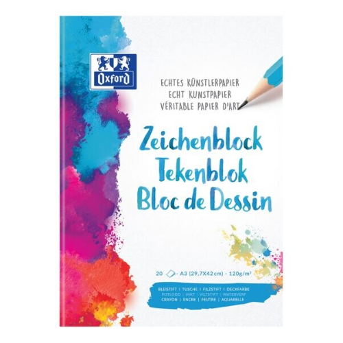 Bloc de dessin A3 20 feuilles