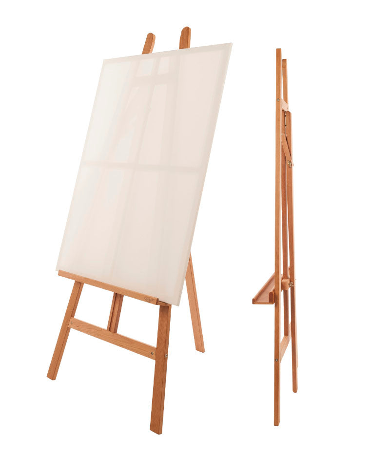 Mabef : Chevalet lyre - hêtre huilé hauteur châssis max 140 cm